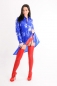 Preview: DR37L - PVC Hemdkleid Midi