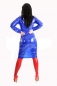 Preview: DR37L - PVC Hemdkleid Midi