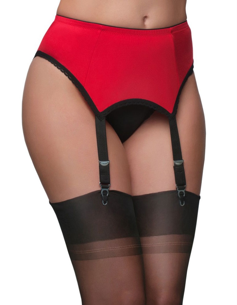 NDL6 - Retro Strapsgürtel mit 4 Strumpfhalte