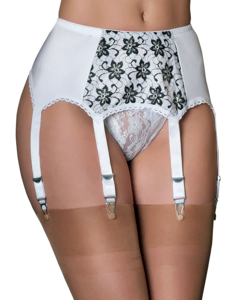 NDL7 - Retro Strapsgürtel mit 6 Halter