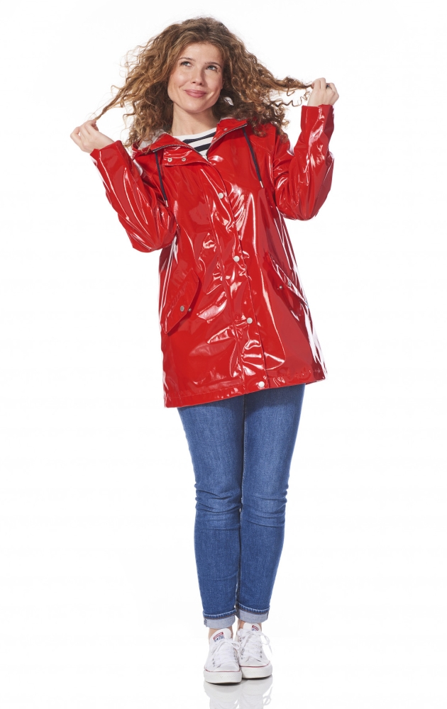 RA71 - Regenjacke Lackoptik