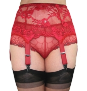 KS3 - Strapsgürtel retro rot